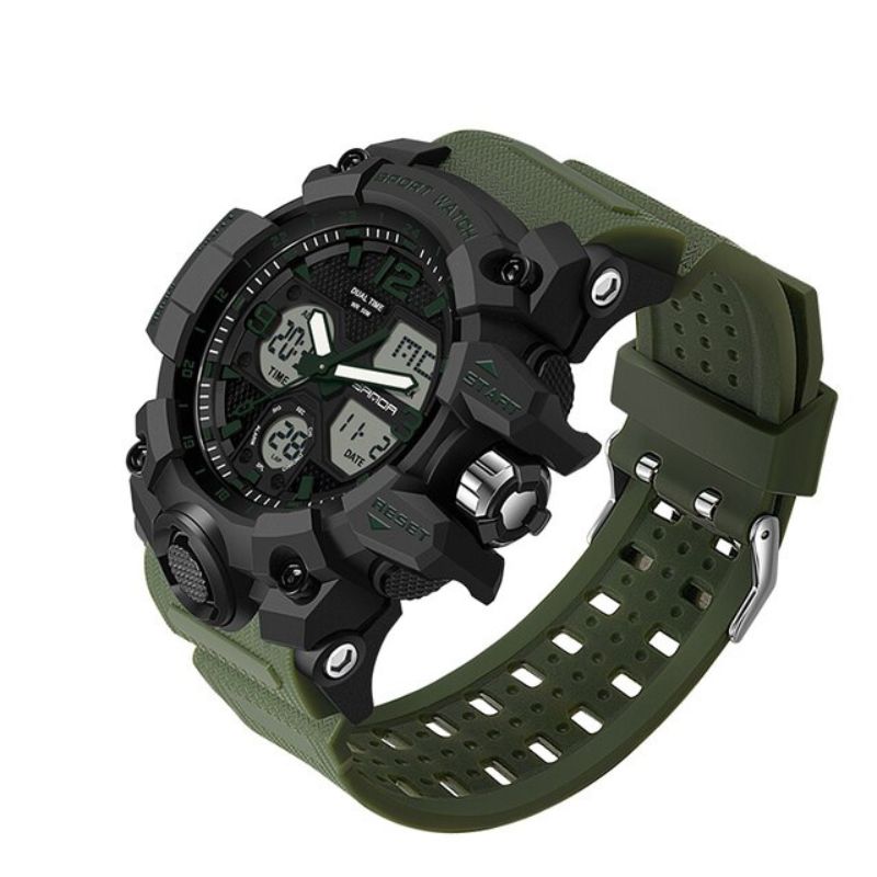 SANDA Emperean Sport Watch – Army Green