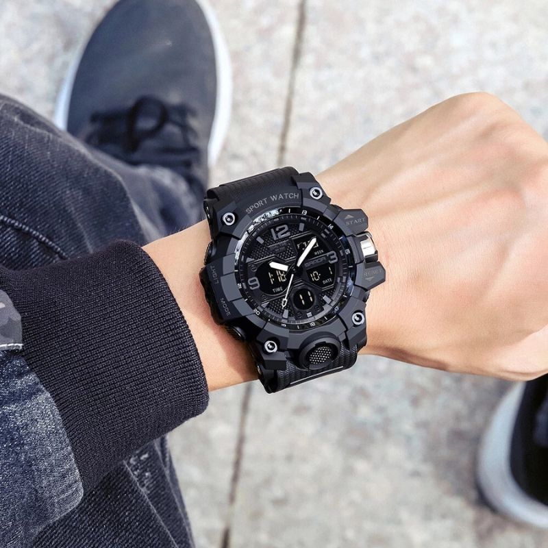 SANDA Emperean Sport Watch – Black