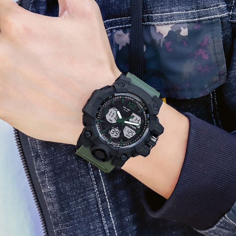 SANDA Emperean Sport Watch – Army Green