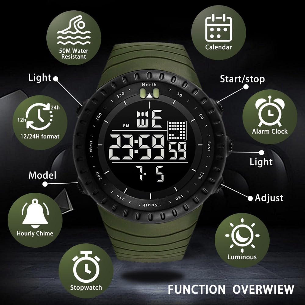 SMAEL Outdoor Digital Sports Watch